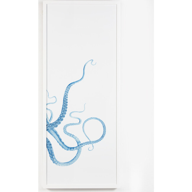 Pacific Octopus Framed Art, White - Art - 4