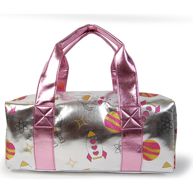 Space Robot Small Metallic Duffle Bag - Bags - 1