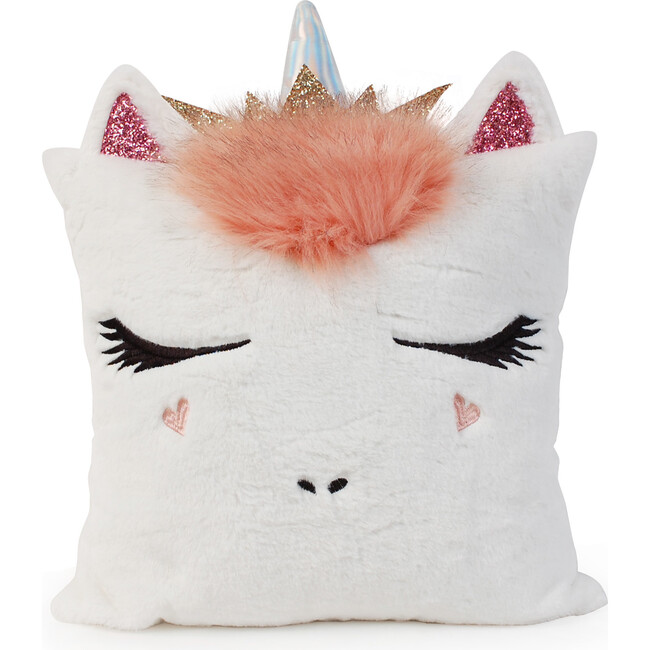 Queen Unicorn Fluffy Pillow - Plush - 1