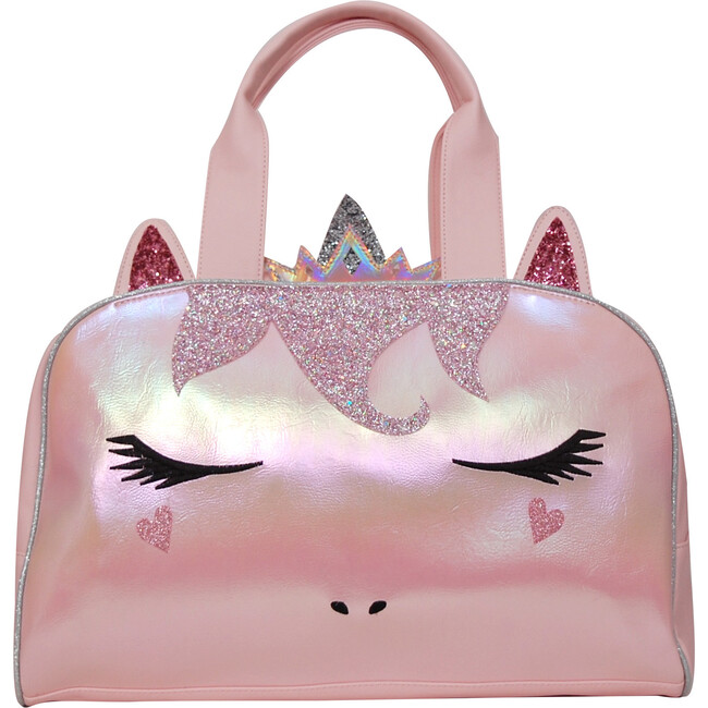 Queen Miss Gwen Unicorn Metallic Dome Duffle Bag - Bags - 1