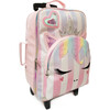 Queen Miss Gwen Unicorn Ombre Striped Luggage, Pink - Bags - 2