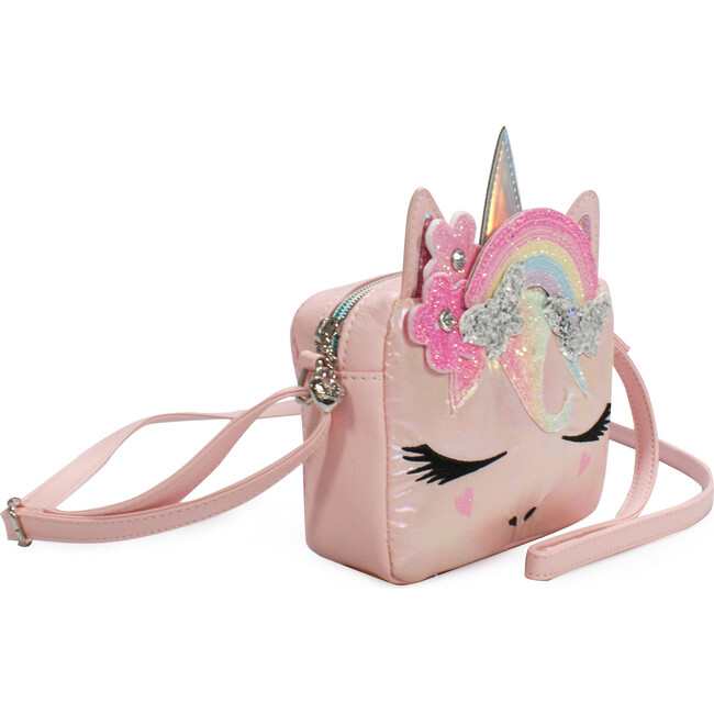 Miss Gwen Rainbow Butterfly Crown Metallic Crossbody, Pink - OMG ...