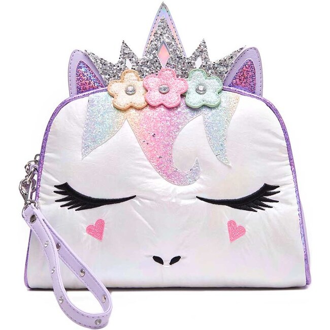 Miss Gwen Unicorn Puffer Cosmetic Wristlet - OMG Accessories Bags ...