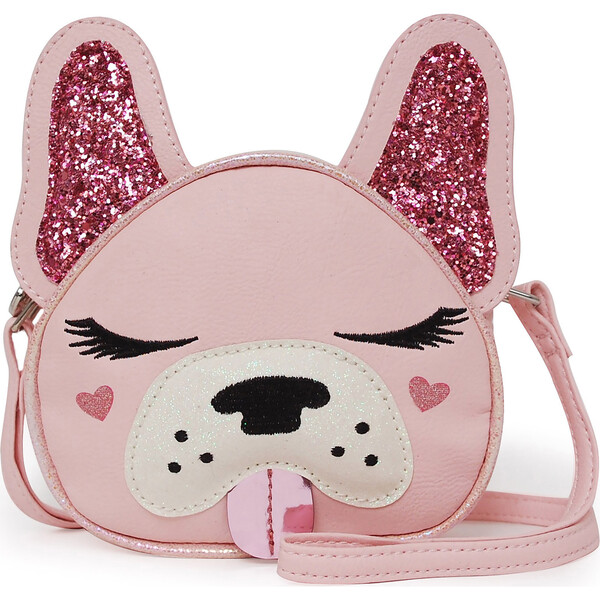 OMG! Accessories Girls' Backpacks PINK - Pink Louie the Frenchie