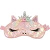 Miss Gwen Unicorn Puffer Pink Sleep Mask - Eye Masks - 1 - thumbnail