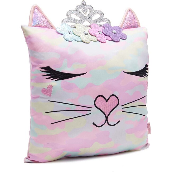 Miss Bella Camo Flower Crown Pillow - Pillows - 2