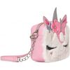 Miss Gwen Puffer Butterfly Crown Plush Crossbody, Pink - Bags - 2