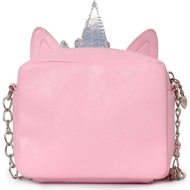 Miss Gwen Puffer Butterfly Crown Plush Crossbody, Pink - Bags - 3