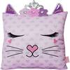Miss Bella Flower Crown Heart Print Pillow, Lavender - Other Accessories - 1 - thumbnail