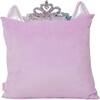 Miss Bella Flower Crown Ombre Heart Print Pillow, Lavender - Other Accessories - 2