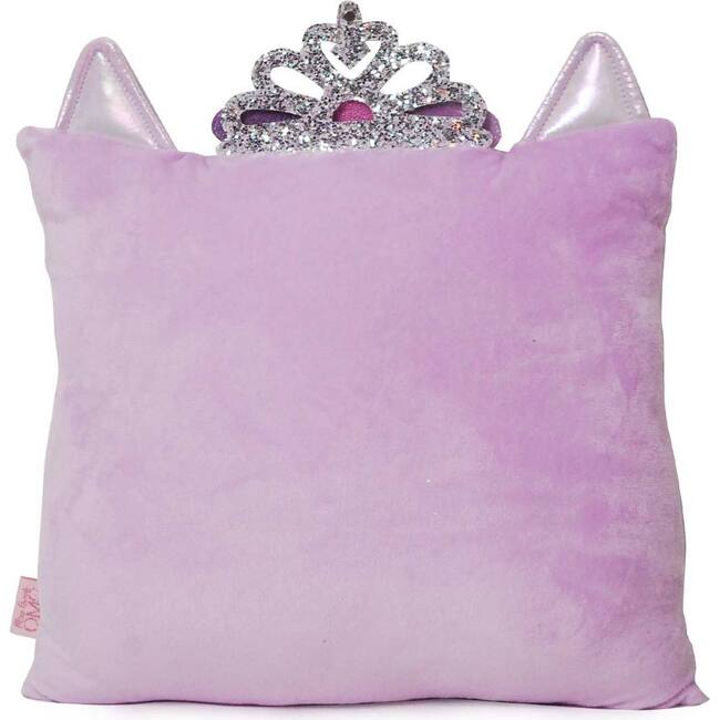 Miss Bella Flower Crown Heart Print Pillow, Lavender - Other Accessories - 2