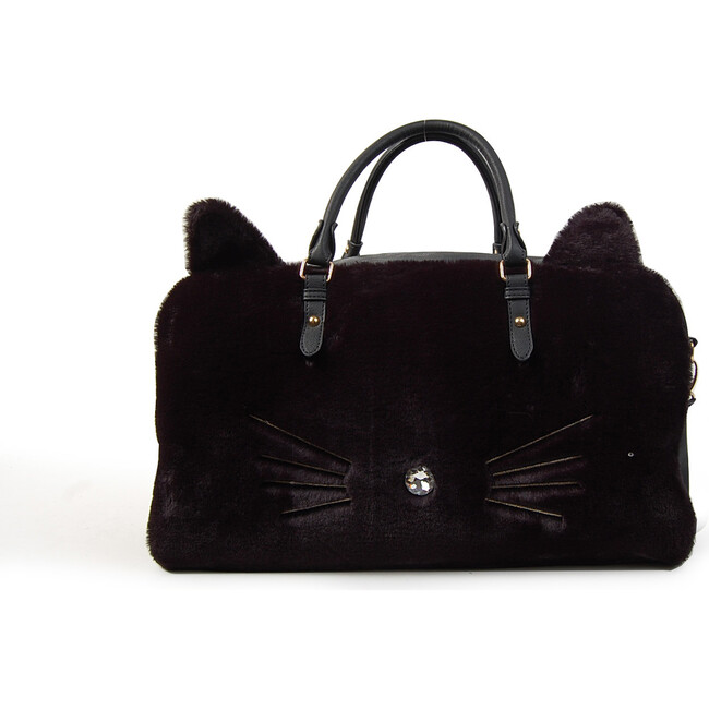 Kitty Faux Fur Duffle Bag - Bags - 1