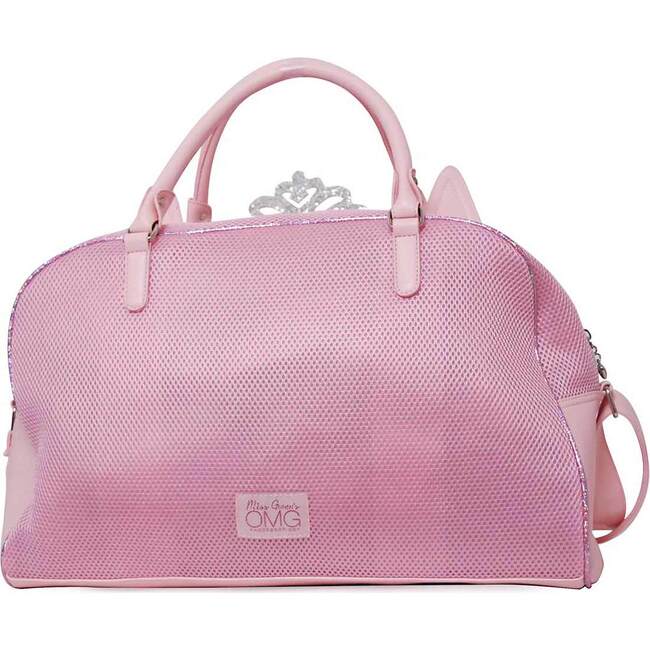Princess Miss Bella Metallic Pink Duffle Bag, Pink - Bags - 3