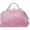 Princess Miss Bella Metallic Pink Duffle Bag, Pink - Bags - 3