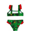 Ruffle Bikini, Tropical Jungle - Two Pieces - 5 - thumbnail