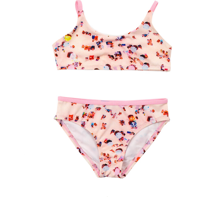 Sport Bikini, Pink Beach - Two Pieces - 1