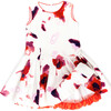 Elena Dress, Red Floral - Dresses - 1 - thumbnail