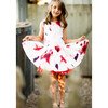 Elena Dress, Red Floral - Dresses - 2