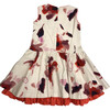 Elena Dress, Red Floral - Dresses - 3