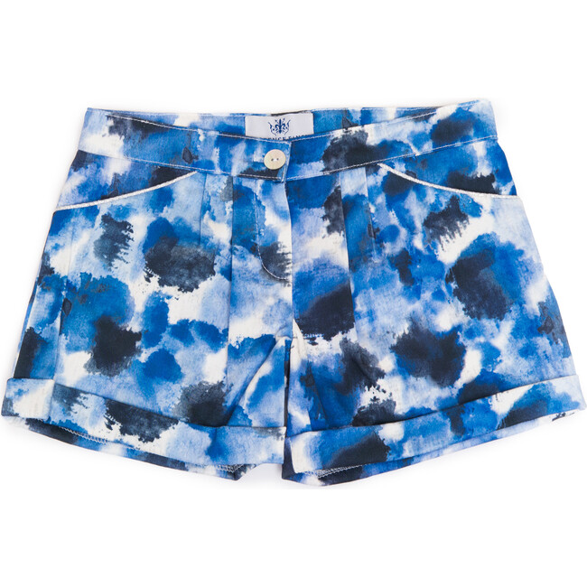 Printed Zoe Short, Blue