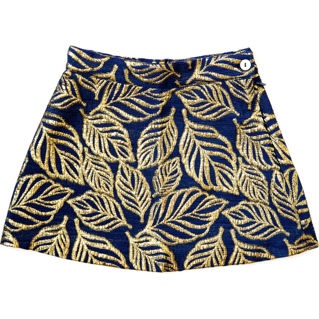 Leaf Shirley Skirt, Blue - Skirts - 1