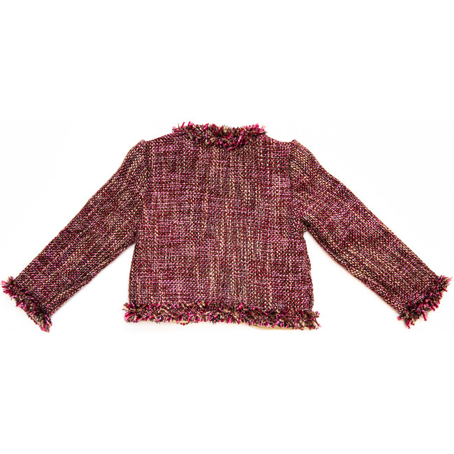 Tweed Coco Jacket, Pink and Gold