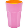 Tall Melamine Cup, Pink/Orange Two Tone - Tableware - 1 - thumbnail