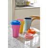 Tall Melamine Cup, Pink/Orange Two Tone - Tableware - 2