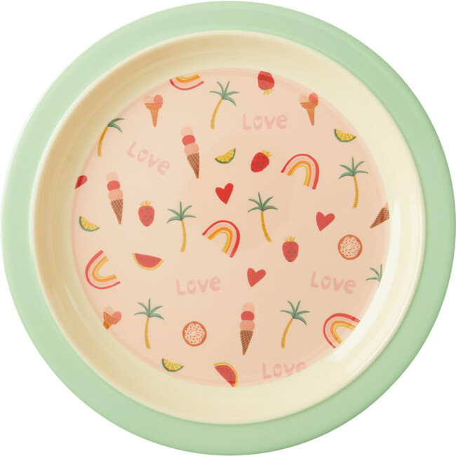 Melamine Kids Lunch Plate, You Go Girl - Tableware - 1