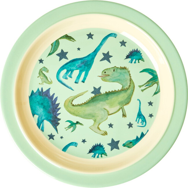 Melamine Kids Lunch Plate, Dino