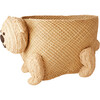 Bear Seagrass and Raffia Storage Basket, Natural - Storage - 3
