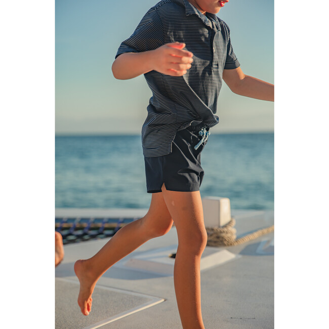 Club Short - Henry, Navy Blue Athletic Short