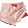 Cabana Short - Cole, Pink with Cranberry Liner Swim Short - Swim Trunks - 1 - thumbnail
