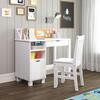 Kids Desk and Chair Set, White - Desks - 2