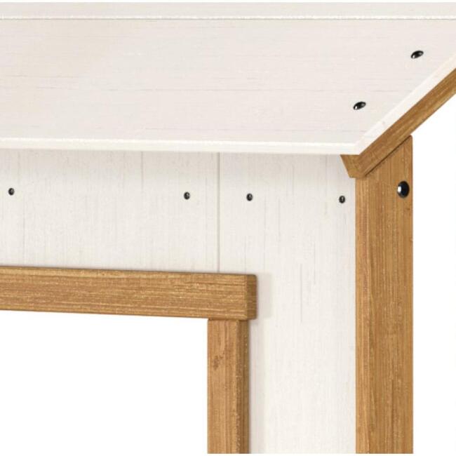 Tree House Twin Bunk Bed, White/Natural - Beds - 6