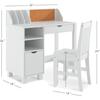 Kids Desk and Chair Set, White - Desks - 6