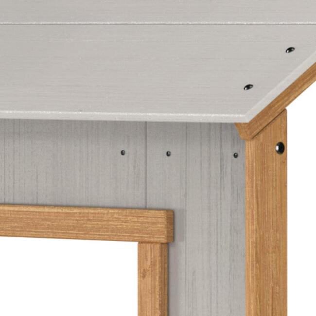 Tree House Twin Bunk Bed, Grey/Natural - Beds - 6