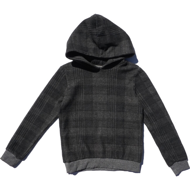 Plaid Pullover Hoodie, Plaid - Sweatshirts - 1