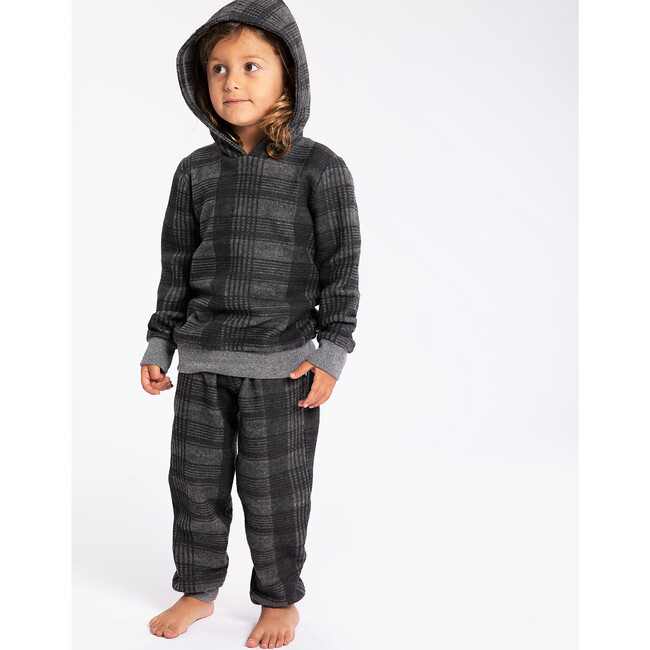 Plaid Pullover Hoodie, Plaid - Sweatshirts - 2