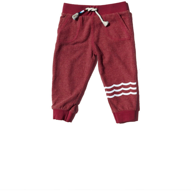 Waves Hacci Jogger, Maroon - Sweatpants - 1
