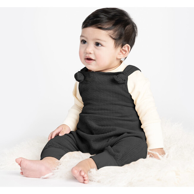 Baby Corduroy Dungarees, Vintage Black