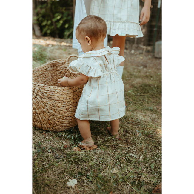 Mini Nora Jumper Skirt, Almond - Skirts - 4