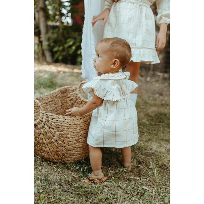 Mini Nora Jumper Skirt, Almond - Skirts - 6