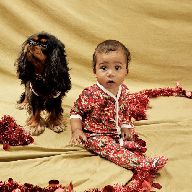 Red Dog Pajamas, Holly Jolly Jungle - Dog Clothes - 2