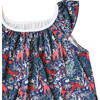 Navy Marina Dress, Holly Jolly Jungle - Nightgowns - 3 - thumbnail