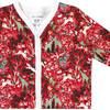 Red Infant Footie Pajamas, Holly Jolly Jungle - Pajamas - 3