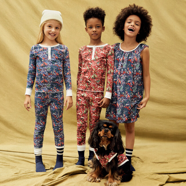 Red Dog Pajamas, Holly Jolly Jungle - Dog Clothes - 5