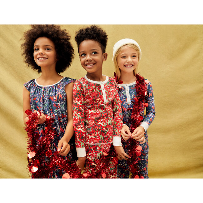 Navy Marina Dress, Holly Jolly Jungle - Nightgowns - 4
