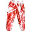 Kids Jogger, Red & White Tie Dye - Sweatpants - 1 - thumbnail