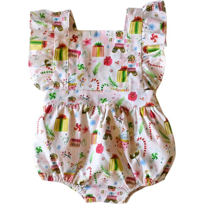 Bubble Romper, Gingerbread Holiday - Rompers - 1